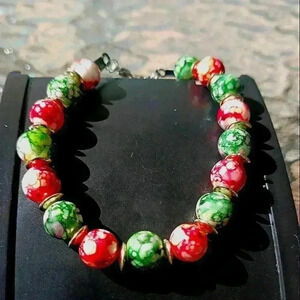 Christmas themed bracelet